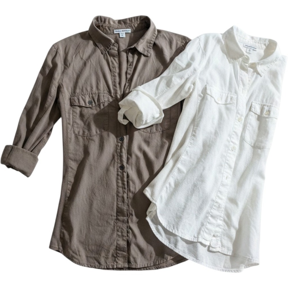 James Perse Set Women's Button Down Top Size 2